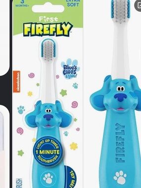 First Firefly Blue's Clues Light-Up Blue Kids Toothbrush